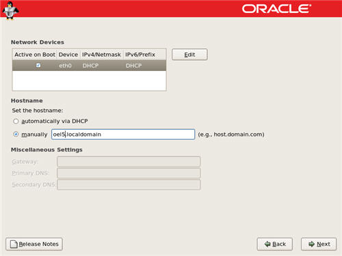 Network Configuration