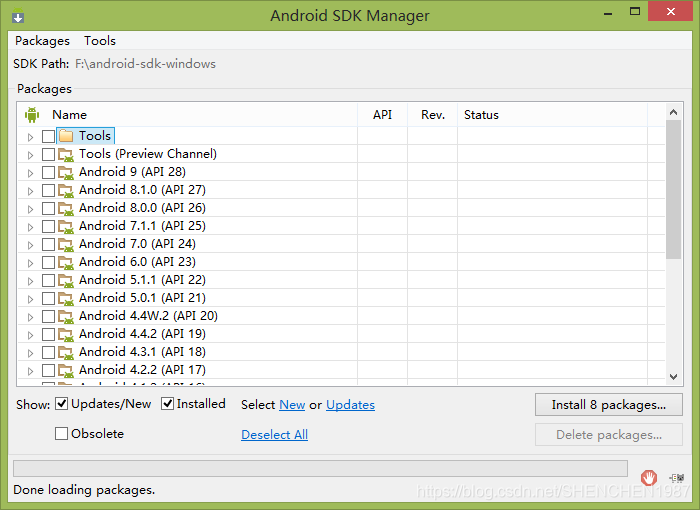Android SDK Manager