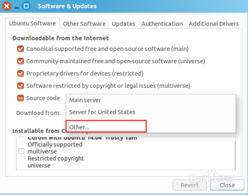 Ubuntu14.04更新源
