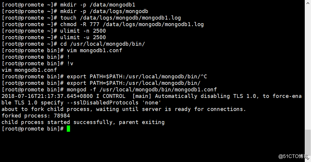 MongoDB安装及多实例启动
