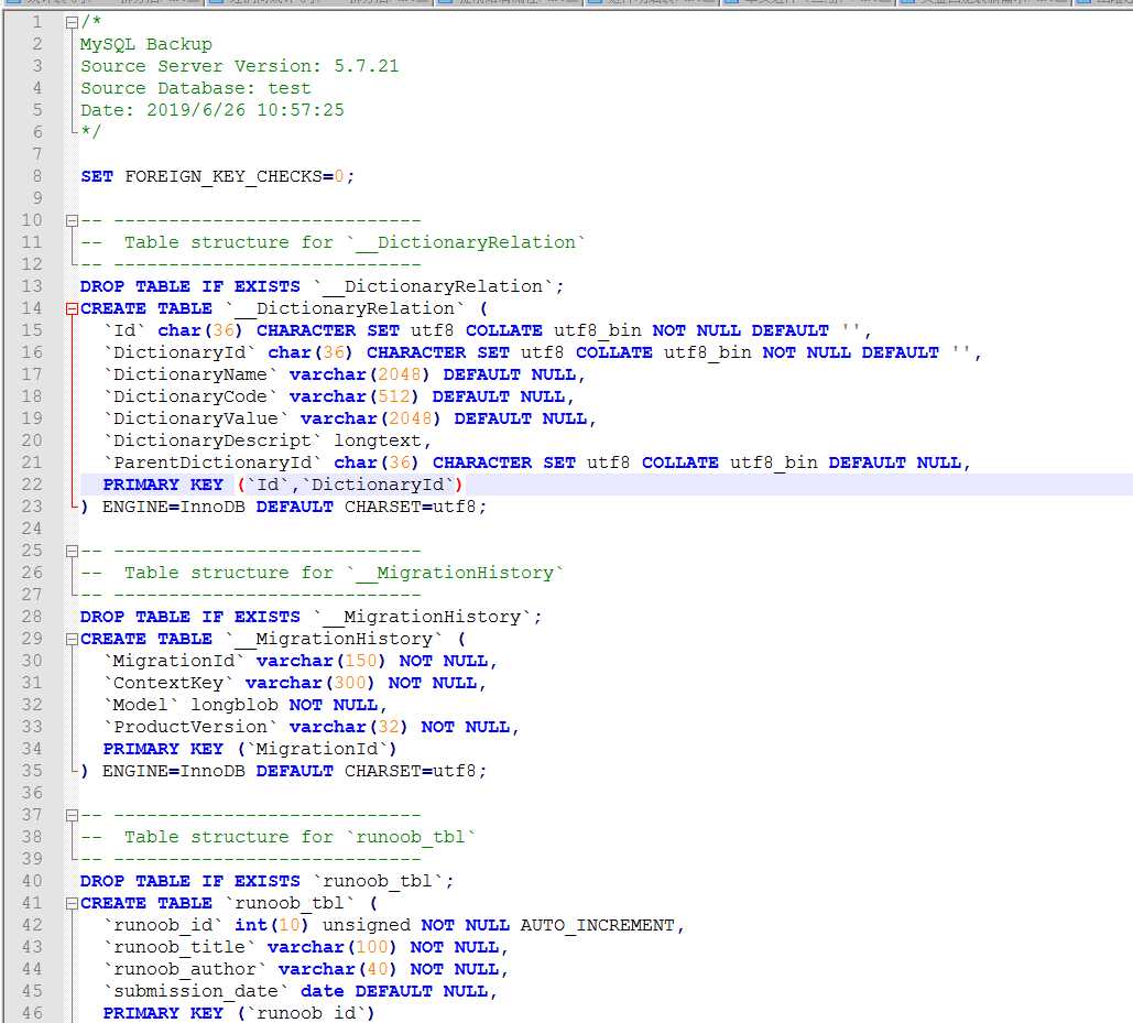 mysql ddl导出_Navicat导出mysql的DDL-CSDN博客