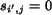 $s_{i',j}=0$