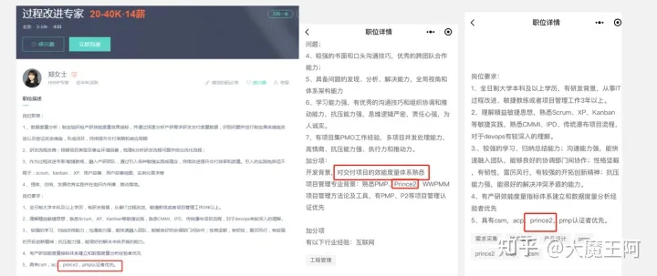 prince2和Pmp哪个含金量高?