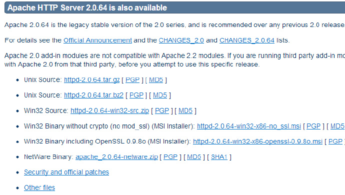 Windows下Apache <wbr>2.0安装与配置详细图解