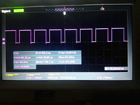 Arduino ESP32 PWM 通过示波器对实际产生的波形测量-CSDN博客