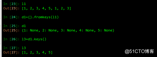 Python之集合、解析式，生成器，函数