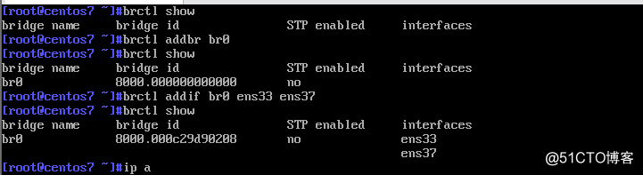 linux简单的网桥实验