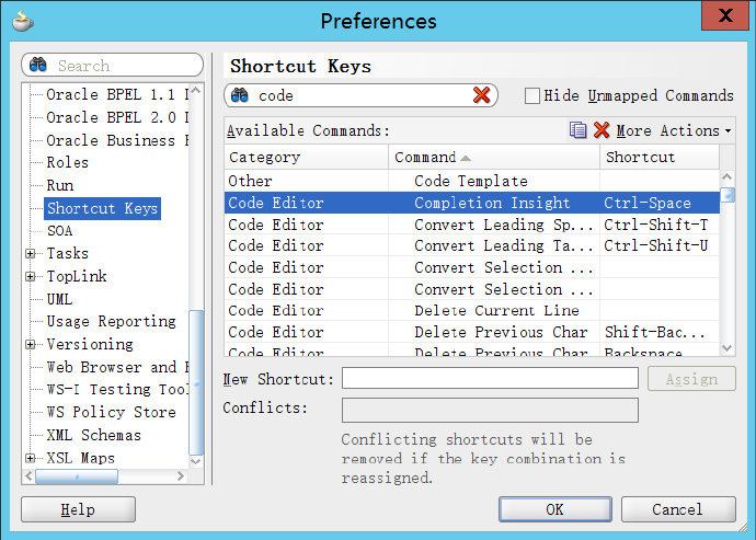 图解oracle <wbr>jdeveloper <wbr>代码智能提示+字体+编码 <wbr>配置方法