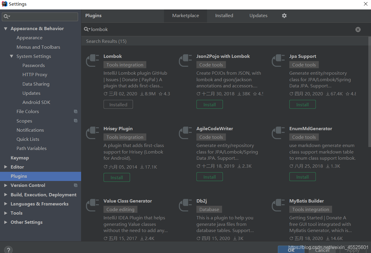 Intellij IDEA-Plugins连接失败提示search results are not loaded check the ...
