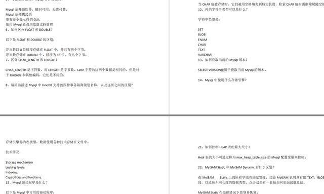 列举出常见的Java面试题100+，我靠这个在十月拿到了阿里的offer
