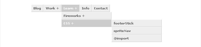 CSS Navigation and buttons tutorial