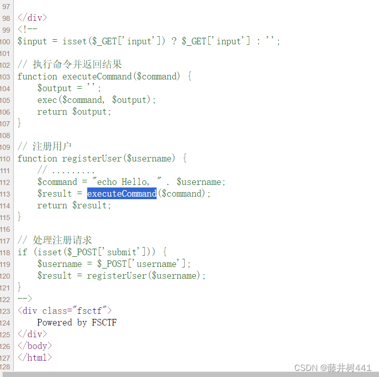 FSCTF，当时有的没写出来，现在借鉴一下大佬的复现一下。_[fsctf 2023]hello,you-CSDN博客