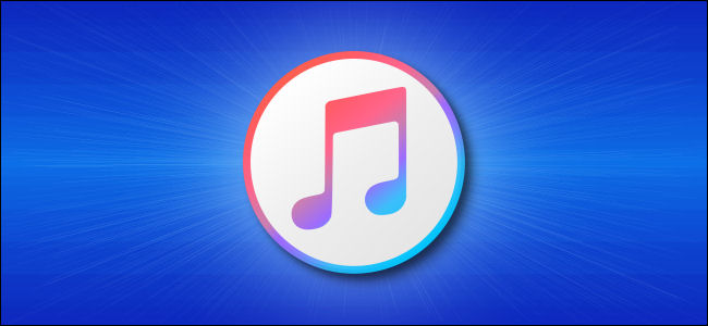 iTunes Logo on a Blue Background