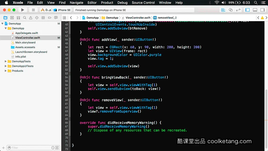 互动教程 for Xcode9 & Swift4-酷课堂