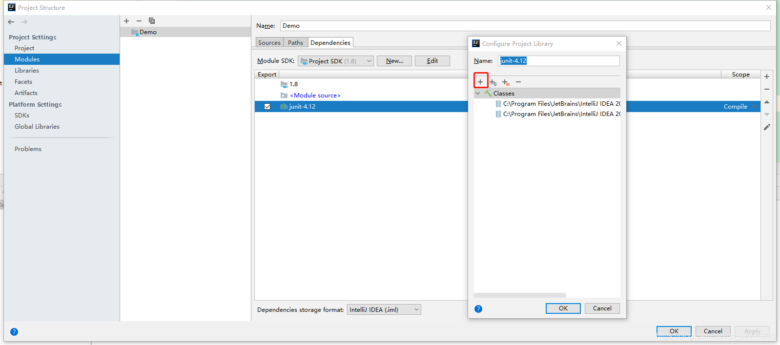 Intellij IDEA 添加 Junit4.12 以及报错解决_cannot resolve symbol 'junitCSDN博客