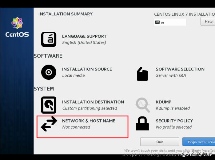 VMware安装Centos7