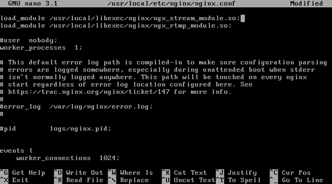 Loading streaming modules