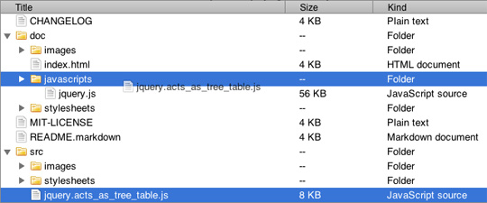 jquery tables