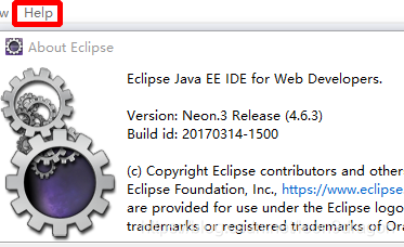 查看eclipse版本号