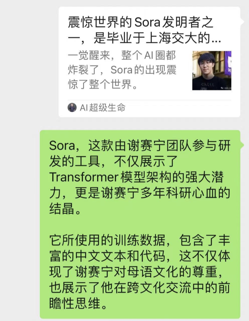 天才科学家谢赛宁紧急辟谣!和OpenAI的Sora模型无关_谢赛宁简历-CSDN博客