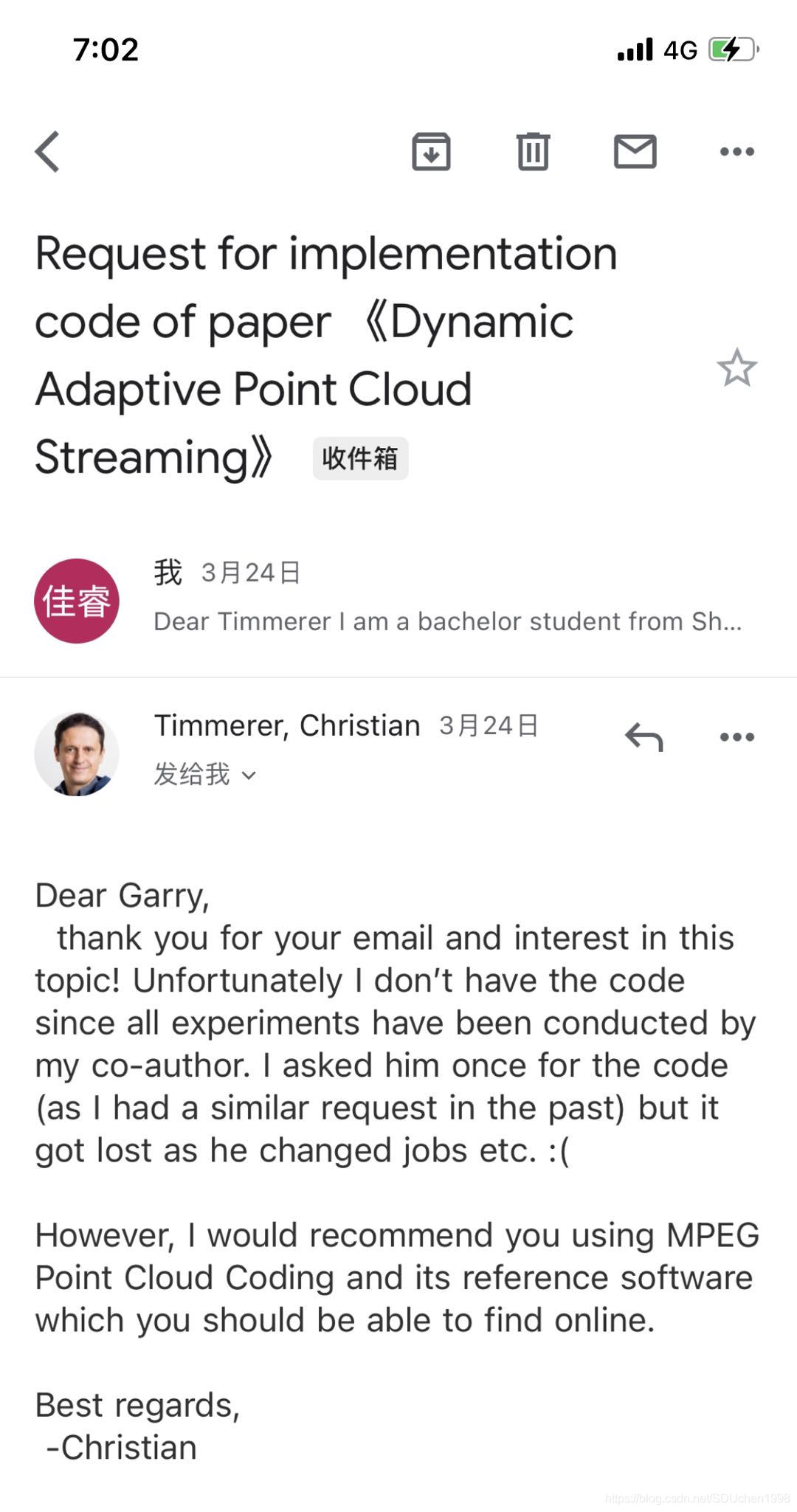 Timmerer reply