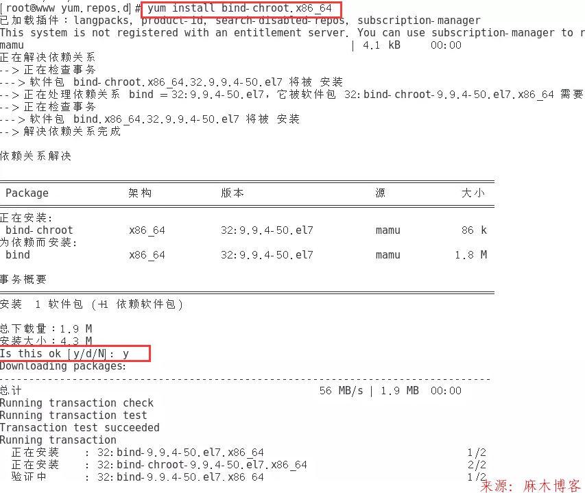 Linux安装BIND服务及配置主/从DNS服务器/缓存服务器第1张-麻木博客