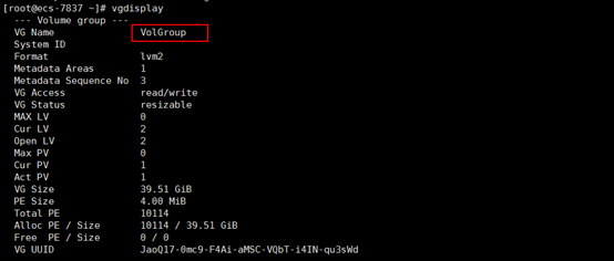 linux磁盘挂载和扩容。_磁盘挂载_03