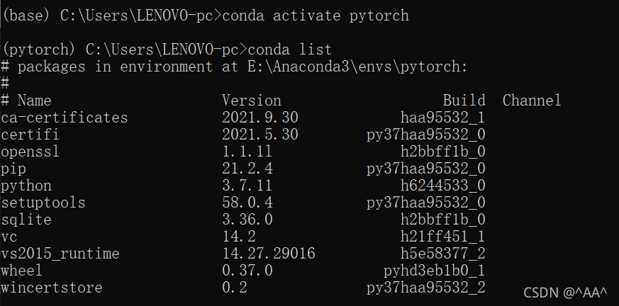 可以看到刚刚的python3.7版本已经存在在房间中,还有pip包