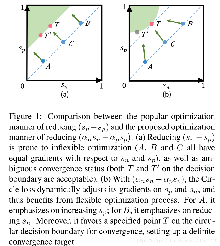 图1 Circle Loss优化过程