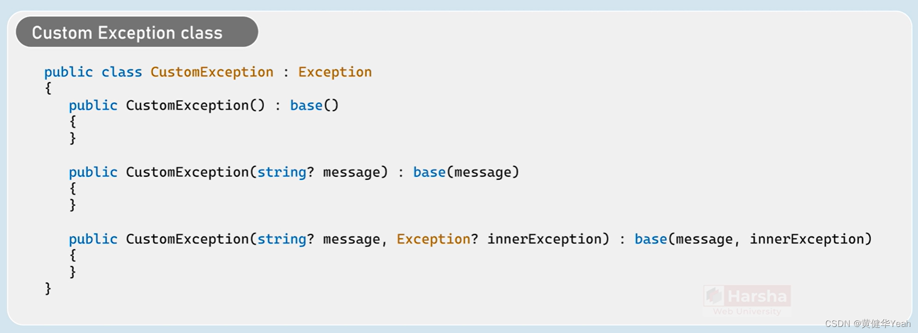 265 Custom Exceptions(更容易定位报错内容具体是什么)_customexception-CSDN博客