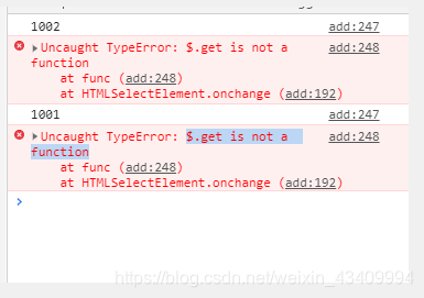 Uncaught TypeError: $.get is not a function 完美解决-CSDN博客