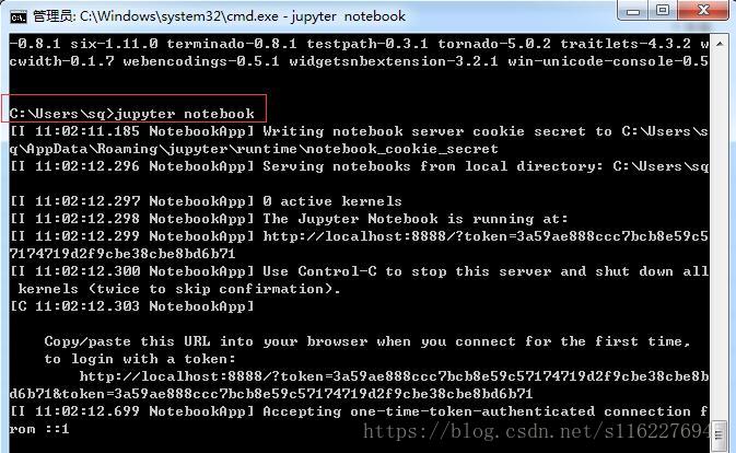 jupyter notebook
