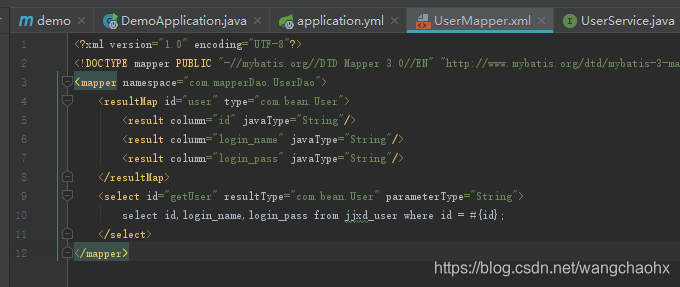 UserMapper.xml