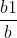 \frac{b1}{b}