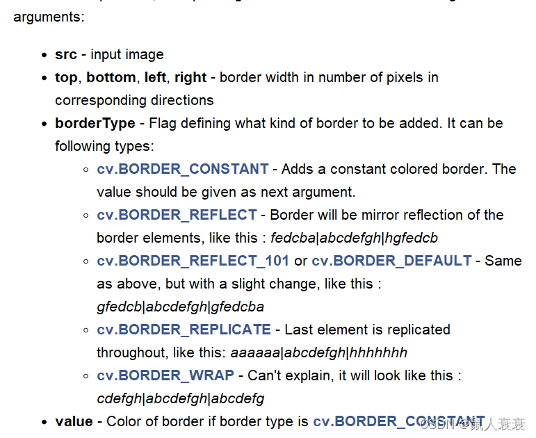 Opencv Border Types opencv 基础---学习笔记_plt.subplot(231), plt.imshow(img, 'gray'), plt.tit-CSDN博客