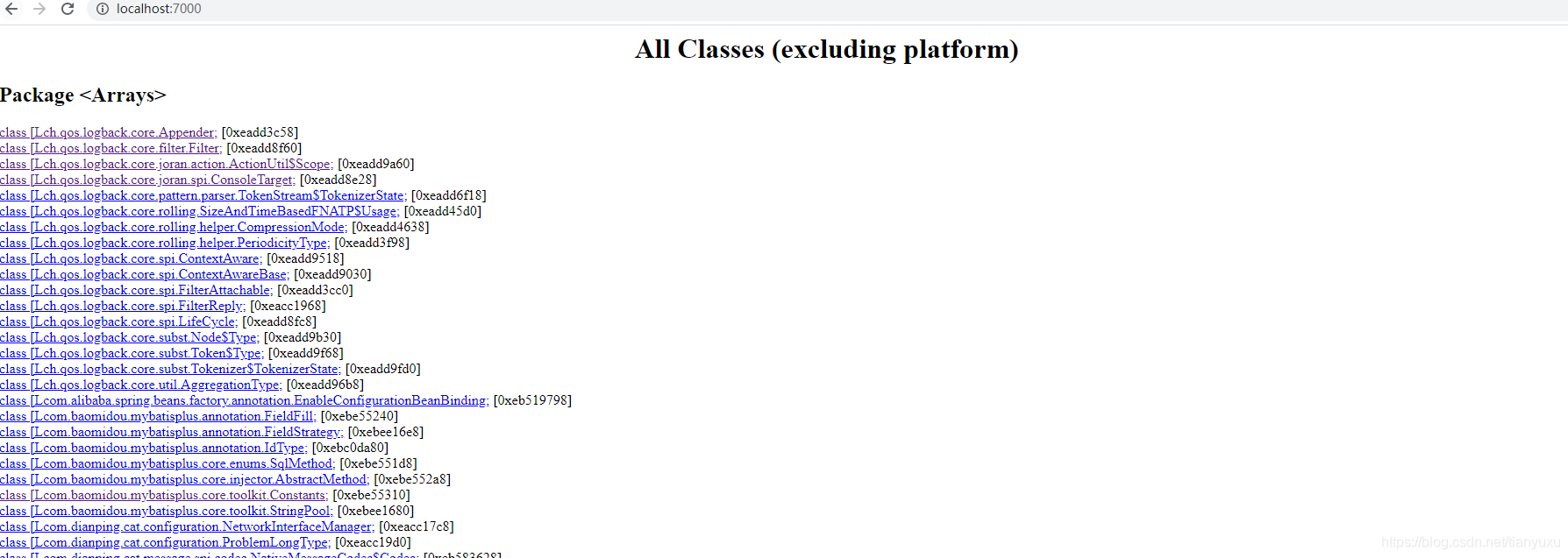 All Classes