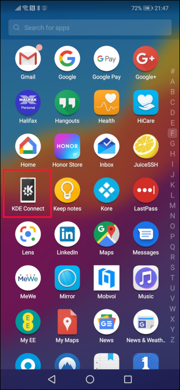 KDE Icon in the apps launcher