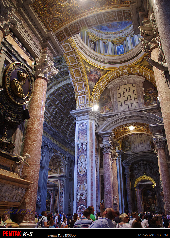 2012意大利之行2：梵蒂冈圣彼得大教堂