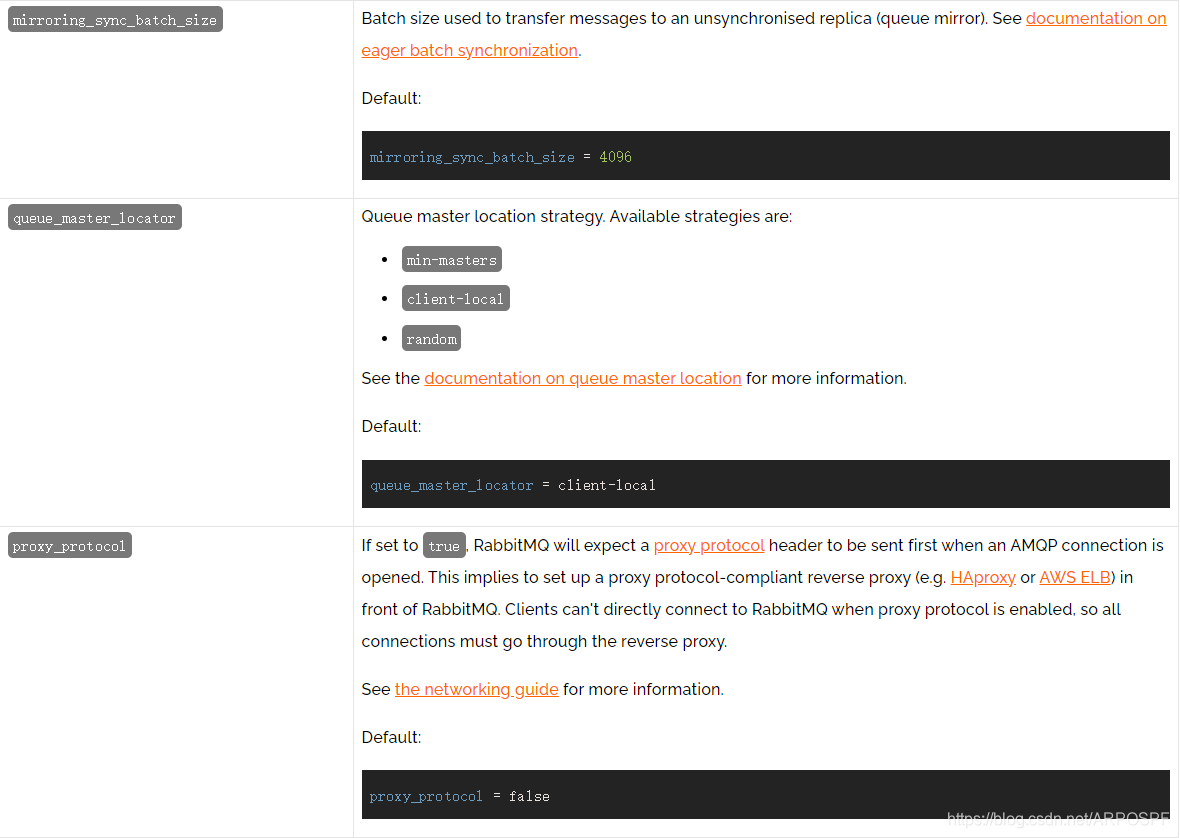 Core Server Variables Configurable in rabbitmq.conf12