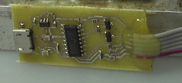 ▲ 焊接之后的测试电路板