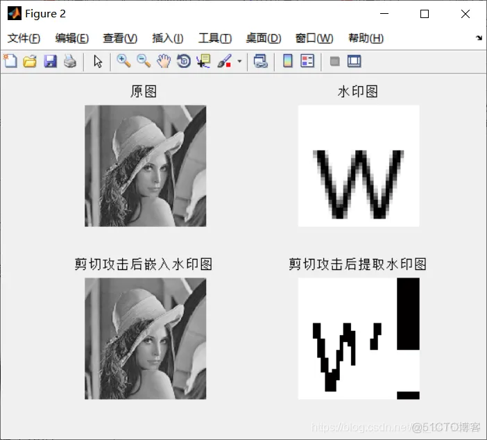 【图像隐藏】基于LDPC编码译码改进DCT变换算法实现水印嵌入提取matlab源码_matlab_22