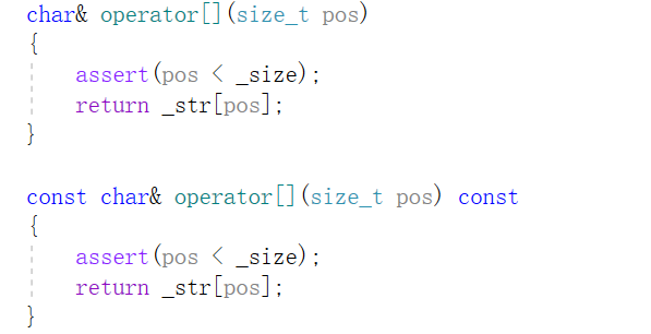 【C++】string类的模拟实现_下面是用c++實現算術運算的部分代碼,算術表達式用string類型對象保存,class calcu-CSDN博客