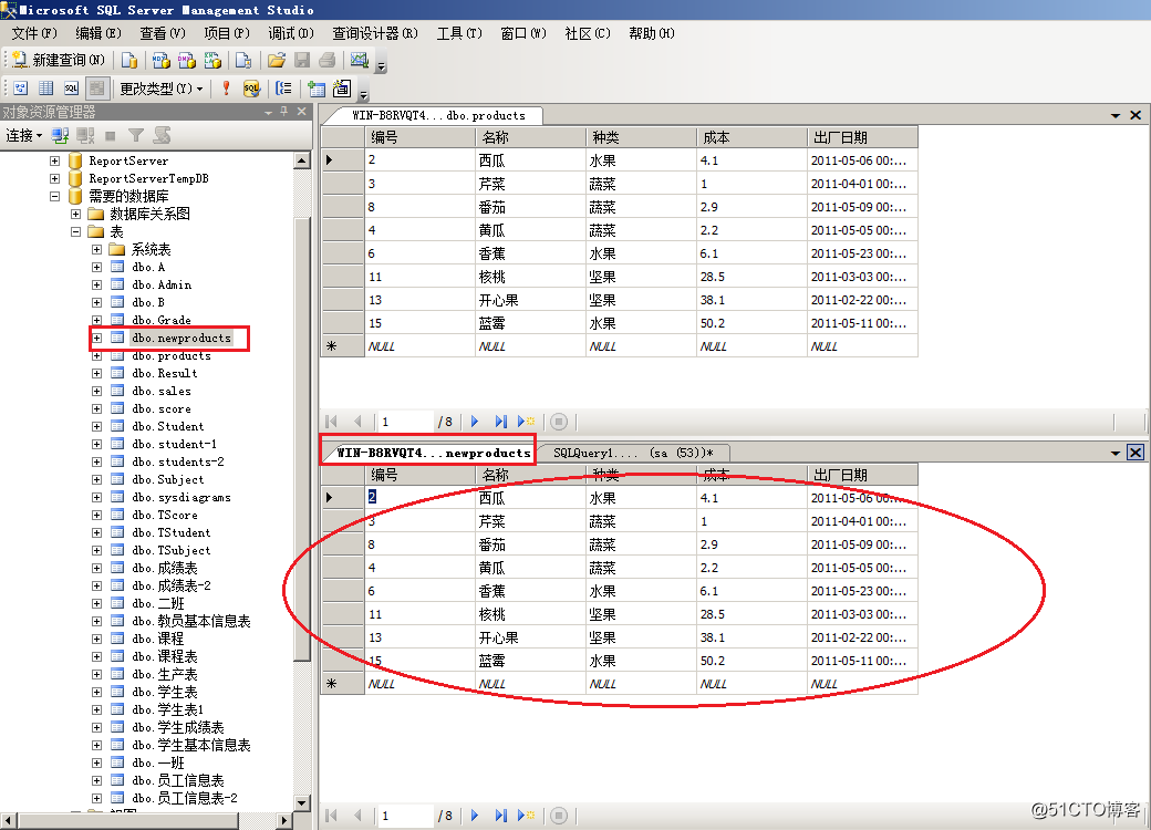SQLServer之T-SQL增、删、改、查