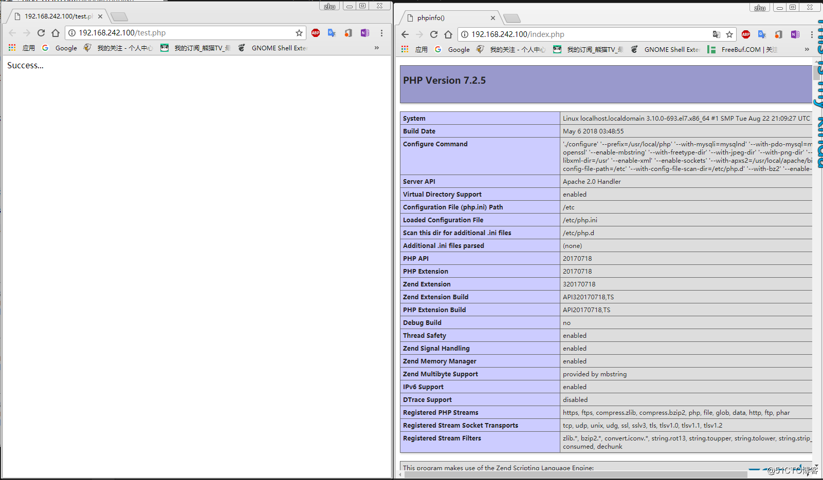 centos7.4编译安装lamp