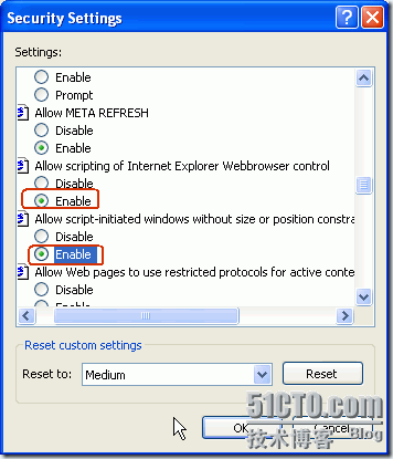 IESecSetting IESecSetting