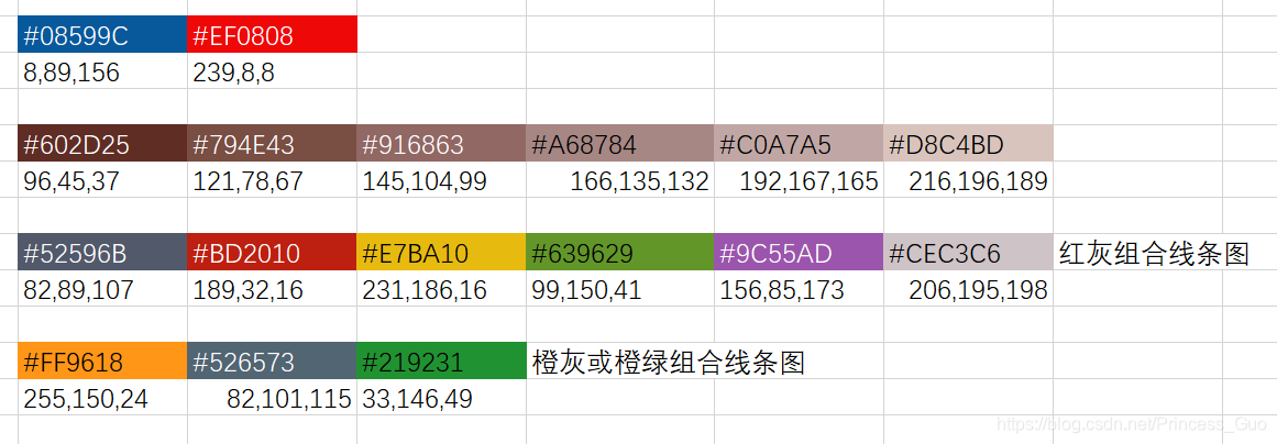 其他线条图搭配方案