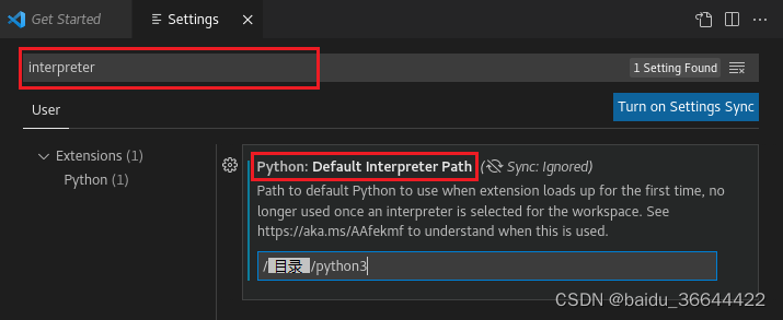 设置 Python 程序目录（CentOS 7 的 Python3）