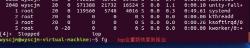linux任务控制bg,fg,jobs,kill,wait,suspend...