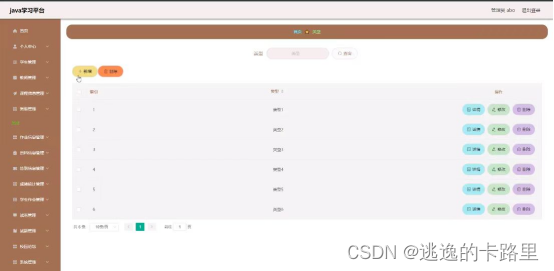 图5-11类型管理界面图