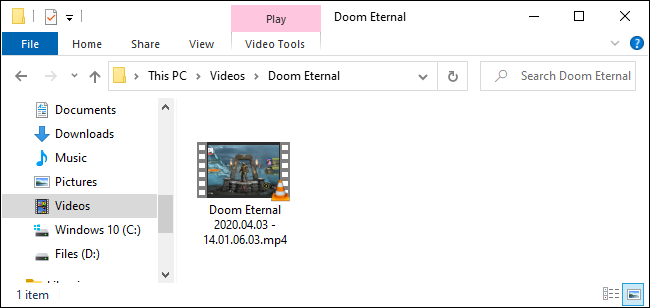 Where NVIDIA ShadowPlay/Share stores video files